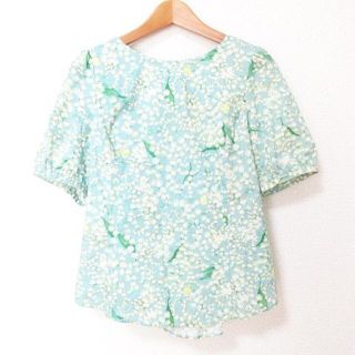 フランシュリッペ(franche lippee)のfranche lippee 美品 シャツ ブラウス 半袖 パフスリーブ M(シャツ/ブラウス(半袖/袖なし))