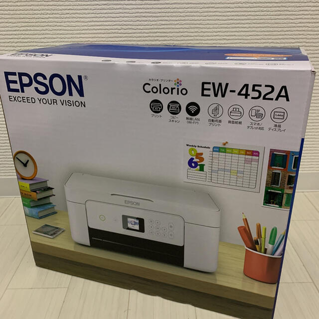 スマホ/家電/カメラEPSON EW-452A 新品・未使用 プリンター