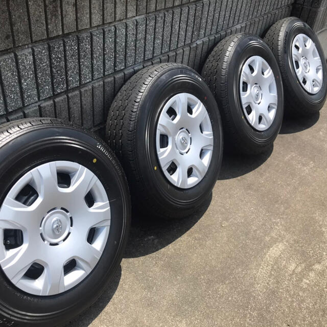 BRIDGESTONE - ハイエース 純正タイヤ ホイール 4本セット 新車外しの