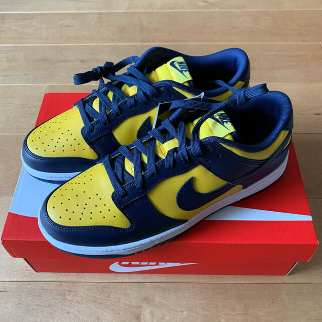 メンズNIKE DUNK LOW RETRO Michigan ミシガン