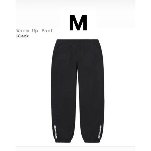 M 黒 Supreme Warm Up Pant Black 21SS 新品