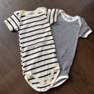 プチバトー(PETIT BATEAU)のロンパース  74cm(ロンパース)