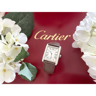 カルティエ(Cartier)のDOLPHIN様専用♡ Cartier カルティエ  ☆ タンクソロ  SM ☆(腕時計)