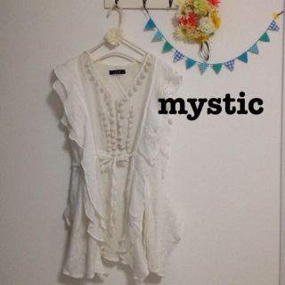 ミスティック(mystic)のmystic＊フリンジ付きチュニック(シャツ/ブラウス(半袖/袖なし))