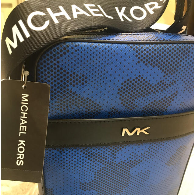 MICHAEL KORS FLIGHT BAG　青　パリ　新品未使用品