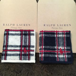 ラルフローレン(Ralph Lauren)のまとめ買いもお気軽に⭐️ラルフローレン タオルハンカチ(ハンカチ/ポケットチーフ)