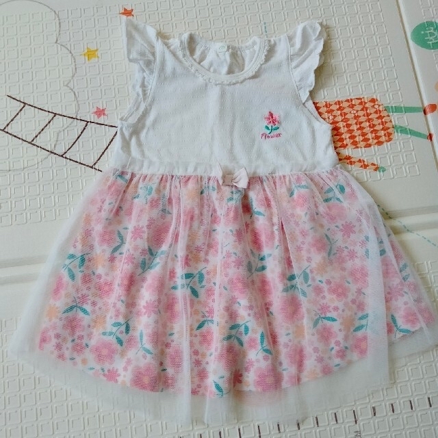 西松屋(ニシマツヤ)のワンピース　95サイズ キッズ/ベビー/マタニティのキッズ服女の子用(90cm~)(ワンピース)の商品写真