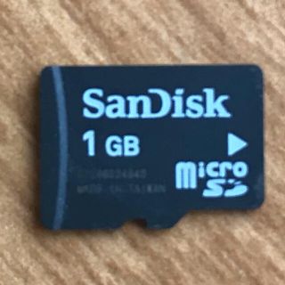 サンディスク(SanDisk)のSanDisk micro SD 1GB（ジャンク品）(PC周辺機器)