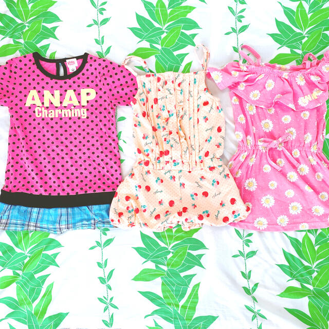 ANAP Kids(アナップキッズ)のアナップキッズ　110㎝　まとめ売り キッズ/ベビー/マタニティのキッズ服女の子用(90cm~)(その他)の商品写真