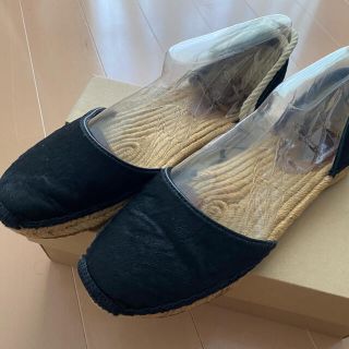 アグ(UGG)の【値下げします！】UGG ハラコ仕立て　ジュートサンダル(サンダル)