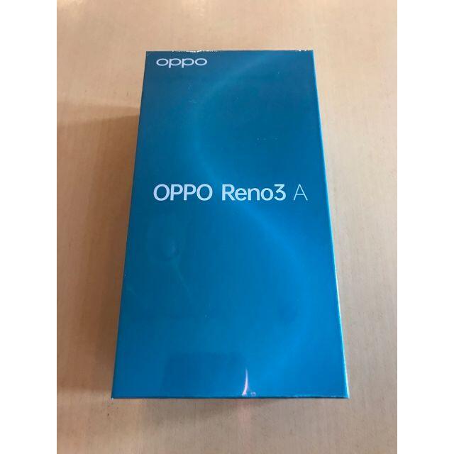 【新品未開封】OPPO Reno3 A/ホワイト/128GB/SIMフリースマホ/家電/カメラ