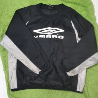アンブロ(UMBRO)のUMBRO 長袖 ユニフォーム 黒 130 PUMA NIKE adidas(Tシャツ/カットソー)