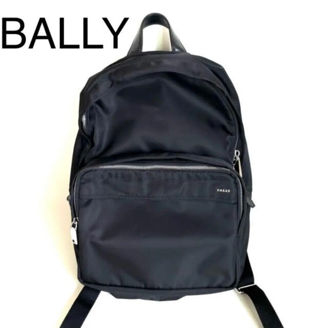 極美品 BALLY バックパック ナイロン リュック ブラック 通勤 通学