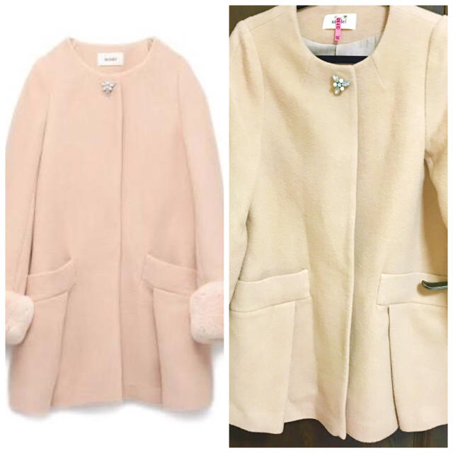 SNIDEL - クリーニング済♡snidelビジューファー付コート 2015 SNIDEL - クリーニング済♡snidelビジューファー付コート 2015