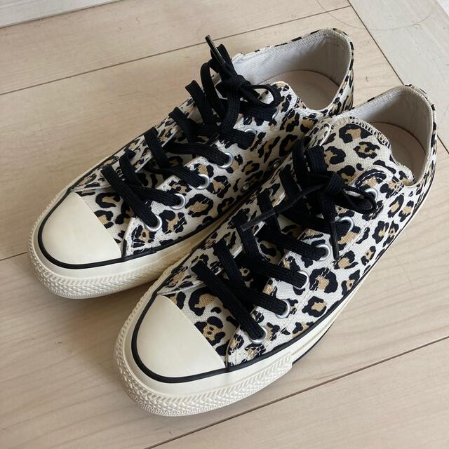 コンバース converse レオパード ヒョウ柄 24.5㎝ - スニーカー