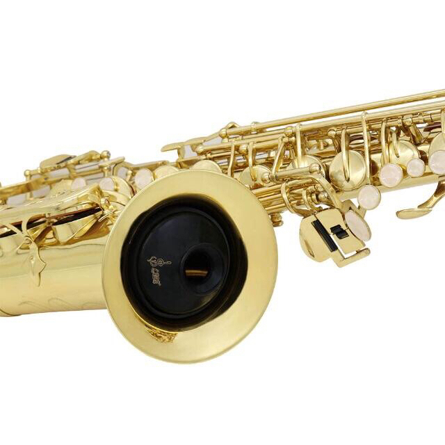 アルト サックス用ミュートサイレンサー ABSブラック 2割程度消音効果 楽器の管楽器(サックス)の商品写真