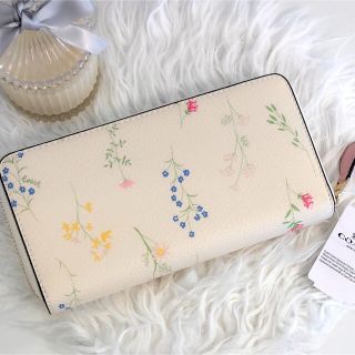 COACH - コーチ 長財布 COACH フラワー 花柄 ピンク 財布 の通販 by YU