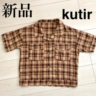 新品☆ kutir 半袖シャツ　ビックポケットシャツ(シャツ/ブラウス(半袖/袖なし))
