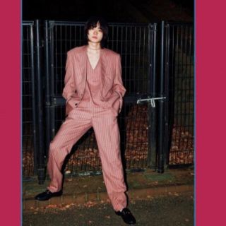 JOHN LAWRENCE SULLIVAN(ストライプ ・ テーラードジャケット JOHN LAWRENCE SULLIVAN(ストライプ ・ テーラードジャケット
