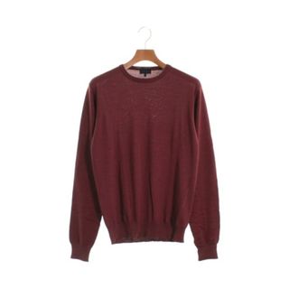 ランバン(LANVIN)のLANVIN ランバン ニット・セーター S エンジ 【古着】【中古】(ニット/セーター)