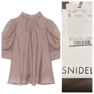 スナイデル(SNIDEL)のSNIDEL スナイデル ハーフスリーブ オーガンジーブラウス F GBEG(シャツ/ブラウス(半袖/袖なし))