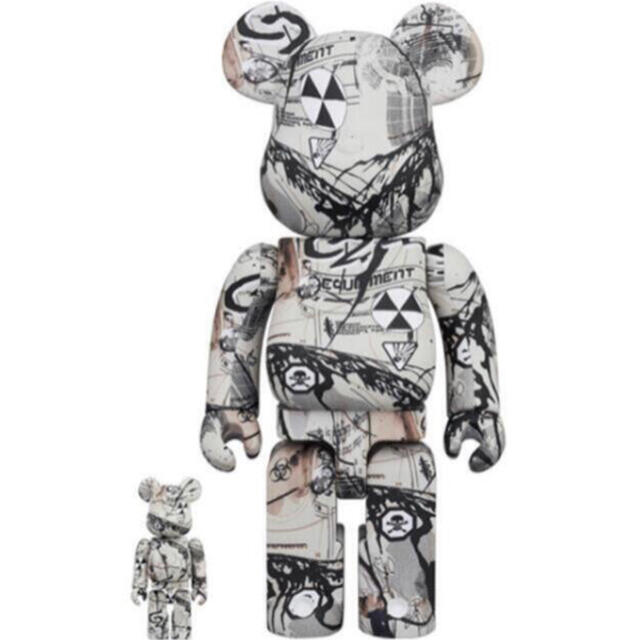 MEDICOM TOY(メディコムトイ)のBE@RBRICK Hiroki Tsukuda 100％ & 400％ ハンドメイドのおもちゃ(フィギュア)の商品写真