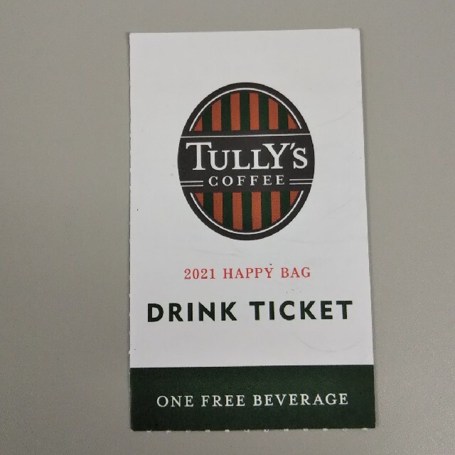 TULLY'S COFFEE(タリーズコーヒー)のTully’s drink ticket 6/24まで❢ チケットの優待券/割引券(フード/ドリンク券)の商品写真