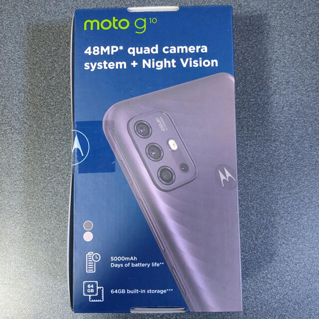スマホ Motorola - moto g10 4GB/64GB サクラパールの通販 by bitoh's shop｜モトローラならラクマ カメラ