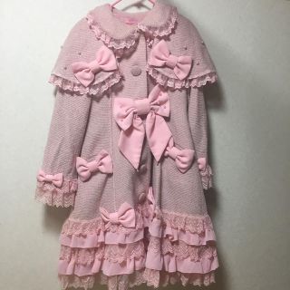 アンジェリックプリティー(Angelic Pretty)のアンジェリック プリティ コート ピンク(ロングコート)