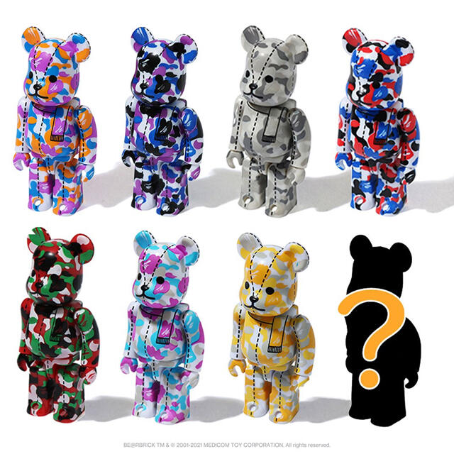 フィギュア28TH ANNIVERSARY BE@RBRICK BAPE #2 BOX