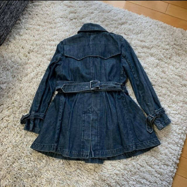 pe様専用☆ラルフローレン  デニムトレンチコートです。 キッズ/ベビー/マタニティのキッズ服女の子用(90cm~)(コート)の商品写真