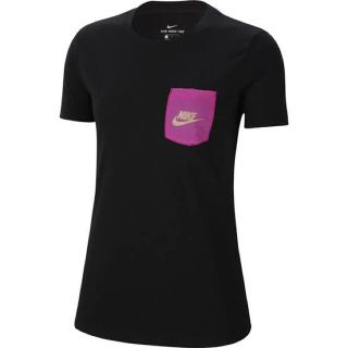 ナイキ(NIKE)の【新品未使用】ナイキ アイコンクラッシュTシャツ ブラック×ピンク CT8855(Tシャツ(半袖/袖なし))