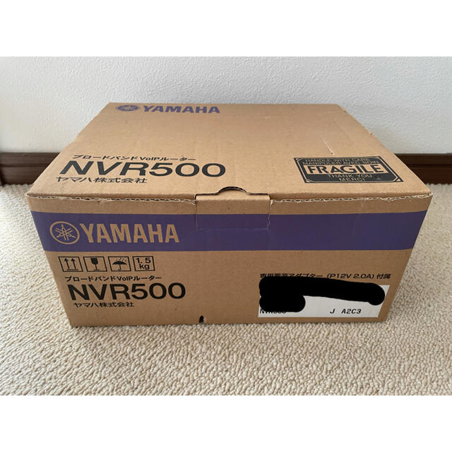 未使用】YAMAHA ブロードバンドVoIPルーター NVR500 【SEAL限定商品