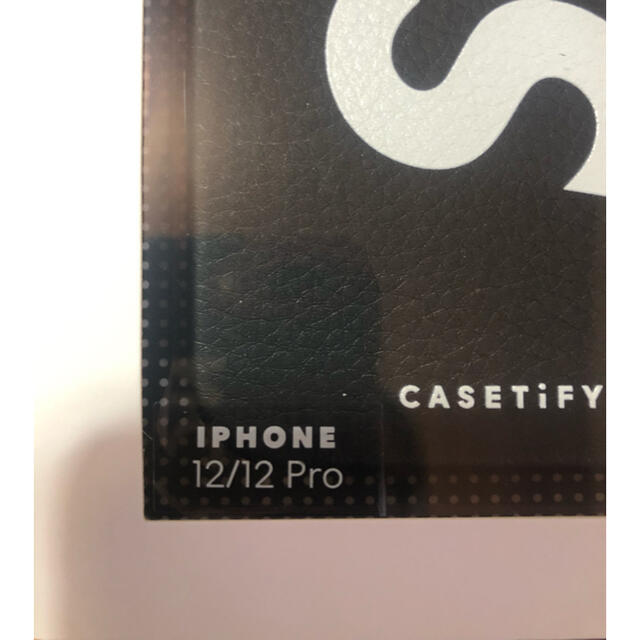 casetify iPhone12 レザーケース