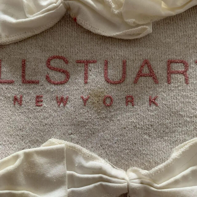 JILLSTUART NEWYORK(ジルスチュアートニューヨーク)のJILLSTUART NEWYORKティアードフリルリボントレーナー・スエット キッズ/ベビー/マタニティのキッズ服女の子用(90cm~)(Tシャツ/カットソー)の商品写真