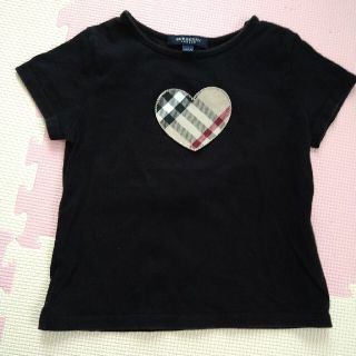 バーバリー(BURBERRY)の訳あり 100 半袖Ｔシャツ ハートワッペン バーバリー(Tシャツ/カットソー)