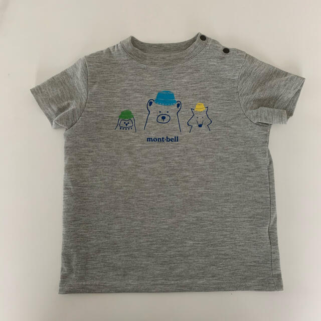 mont bell(モンベル)のmont-bell なかよし帽子Tシャツ 90㎝ キッズ/ベビー/マタニティのキッズ服男の子用(90cm~)(Tシャツ/カットソー)の商品写真