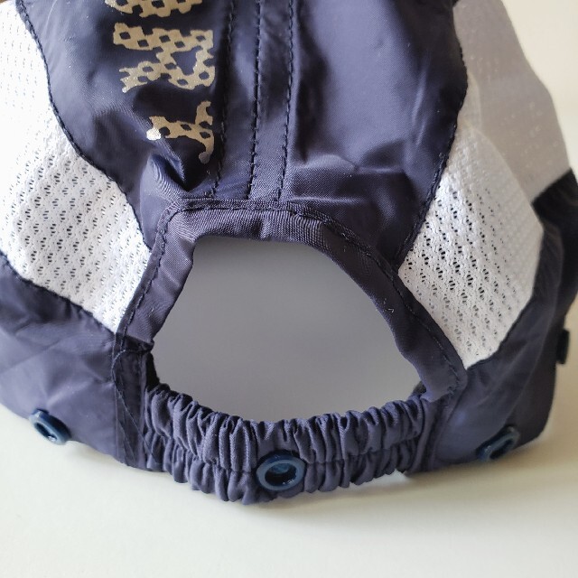 ランニングキャップ【ネイビー】スポーツキャップ 紫外線 フェイスカバー付き レディースの帽子(キャップ)の商品写真