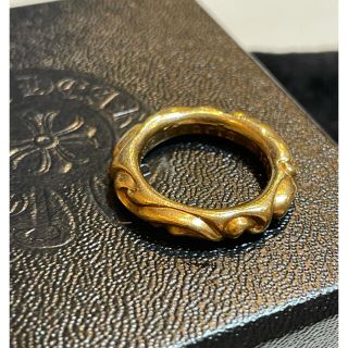 クロムハーツ(Chrome Hearts)のクロムハーツ　22K スクロールバンドリング(リング(指輪))