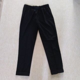 ザラ(ZARA)のオレンジ様専用　ZARA ザラ テーパードパンツ M（USAサイズ）黒 美品(カジュアルパンツ)