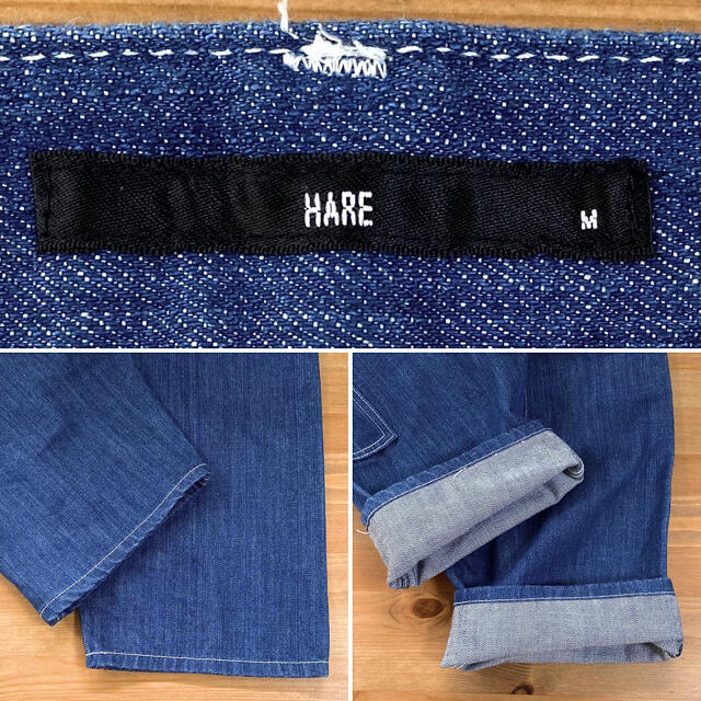 HARE(ハレ)のHARE ハレ サルエルパンツ ペインターパンツ クロップド  ベイカー メンズのパンツ(サルエルパンツ)の商品写真