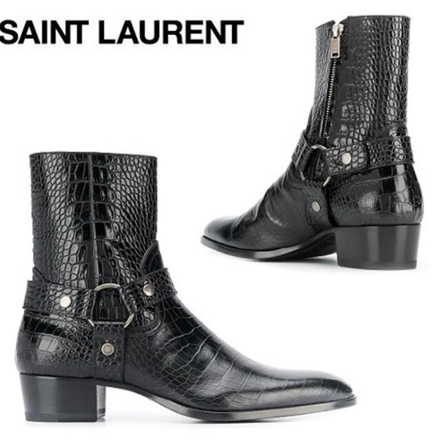 Saint Laurent クロコブーツ 値下げ可! | フリマアプリ ラクマ