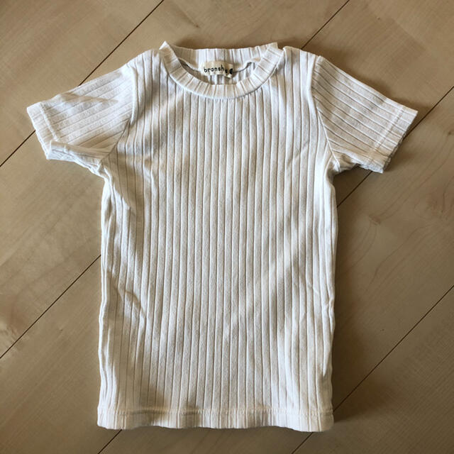 Branshes(ブランシェス)のブランシェス 白 Tシャツ カットソー 120cm キッズ/ベビー/マタニティのキッズ服女の子用(90cm~)(Tシャツ/カットソー)の商品写真