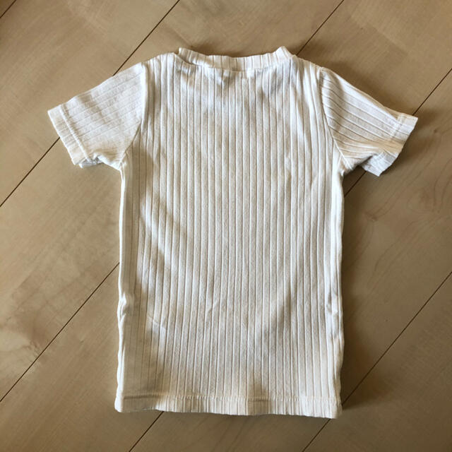 Branshes(ブランシェス)のブランシェス 白 Tシャツ カットソー 120cm キッズ/ベビー/マタニティのキッズ服女の子用(90cm~)(Tシャツ/カットソー)の商品写真