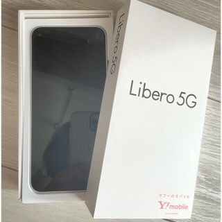 アンドロイド(ANDROID)のLibero 5G ホワイト　本体 美品 SIMフリー(スマートフォン本体)