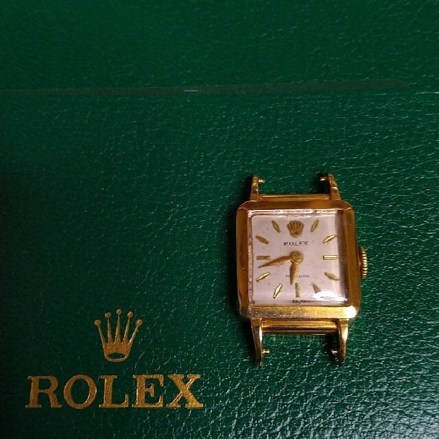 ROLEX(ロレックス)のROLEX ロレックス K9YG　PRECISION　手巻き　アンティーク　時計 レディースのファッション小物(腕時計)の商品写真