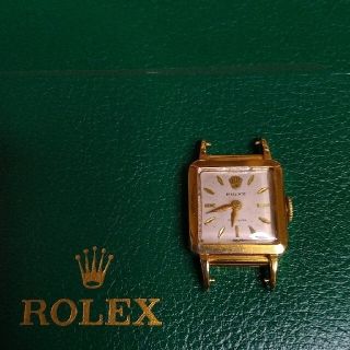 ロレックス(ROLEX)のROLEX ロレックス K9YG　PRECISION　手巻き　アンティーク　時計(腕時計)