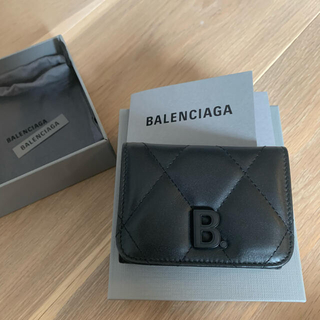 バレンシアガ(Balenciaga)のバレンシアガ　BALENCIAGA  ミニウォレット　三つ折り財布　黒(折り財布)