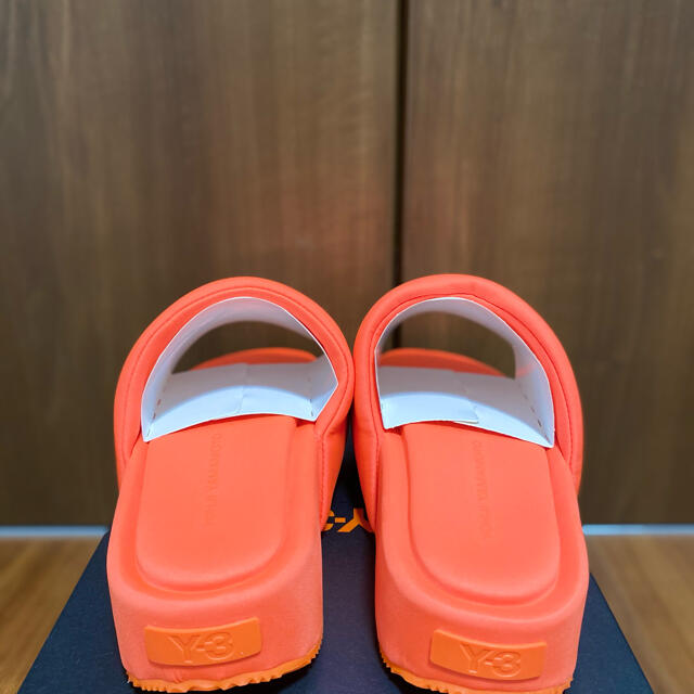 Y-3(ワイスリー)の新品未使用 Y-3 ワイスリー 厚底 サンダル 27.5cm オレンジ メンズの靴/シューズ(サンダル)の商品写真