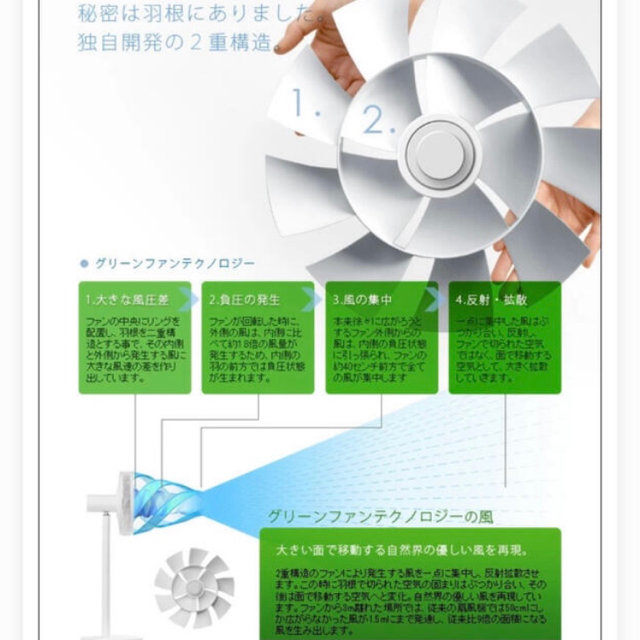 新品BALMUDA The GreenFan EGF-1700-DK 扇風機 新品BALMUDA The GreenFan EGF-1700-DK 扇風機